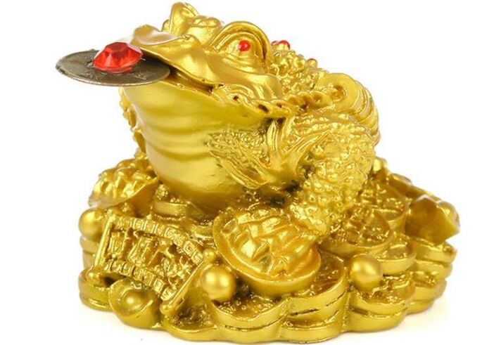 Chinesischer Frosch als Amulett des Glücks